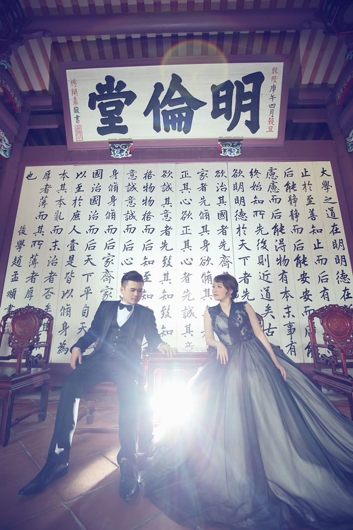 中式建築婚紗攝影-高雄婚攝Loyal
